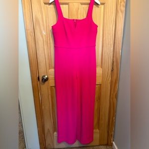 Hot pink jumpsuit